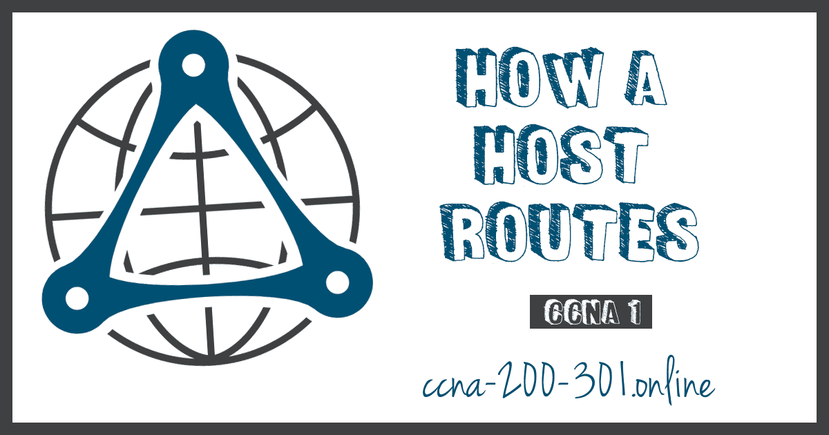 How a Host Routes Network
