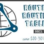 Router Routing Tables CCNA