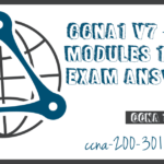CCNA1 v7 ITN Modules 14 15 Exam Answers