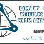CCNA3 V7 ENSA Modules 3 5 Exam Answers