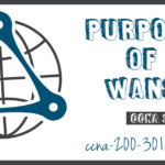 Purpose of WANs CCNA